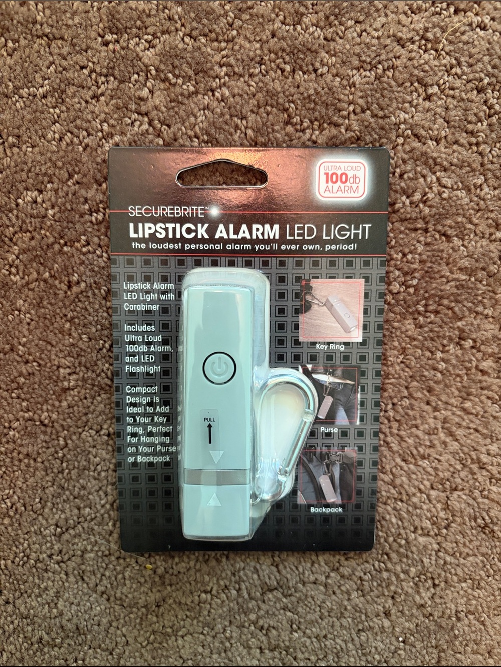 Lipstick Alarm LED Light - Mint